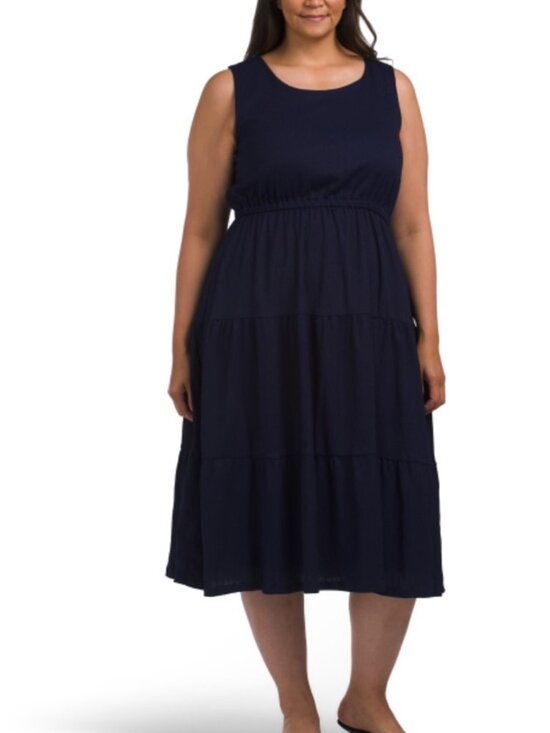 Anne Klein Dresses & Skirts - Anne Klein Sleeveless Tiered Midi Dress